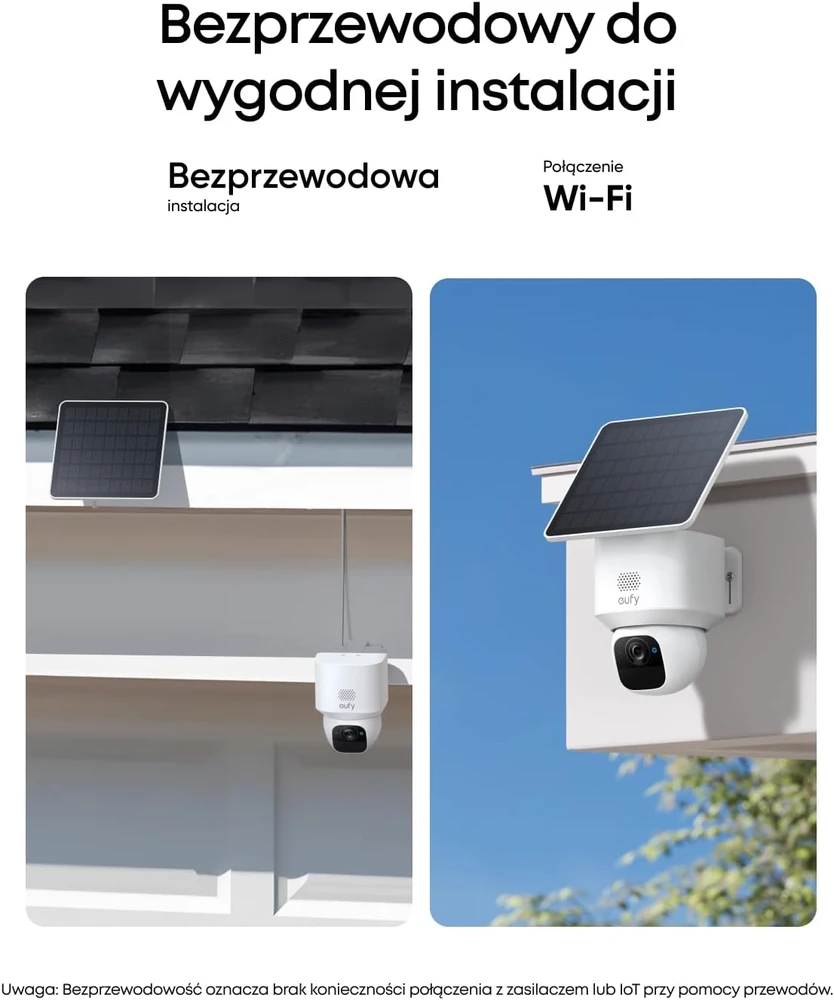 eufy lauko stebėjimo kamera SoloCam E30 2K su saulės energija ir 360° pasukimu, 2 vnt., T8171