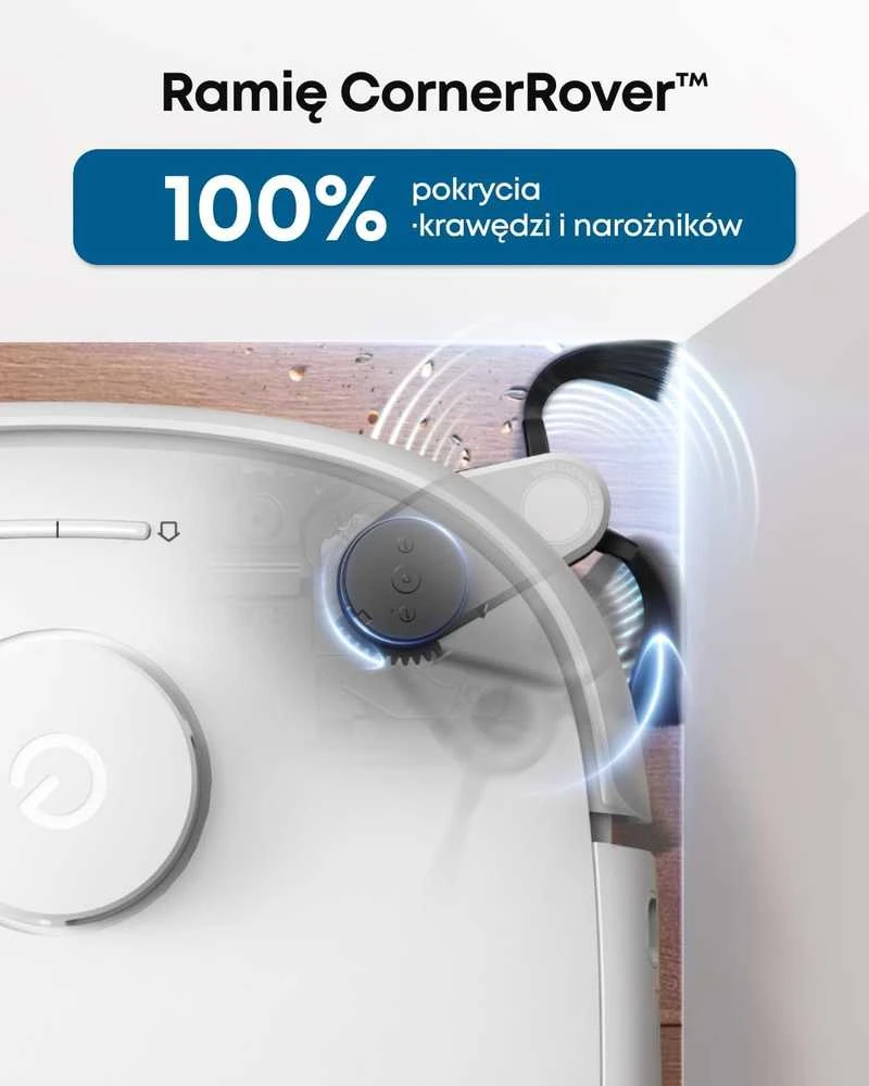 eufy robotas dulkių siurblys, 20000 Pa siurbimo galia, HydroJet sistema, DuoSpiral šepetėliai, T2353