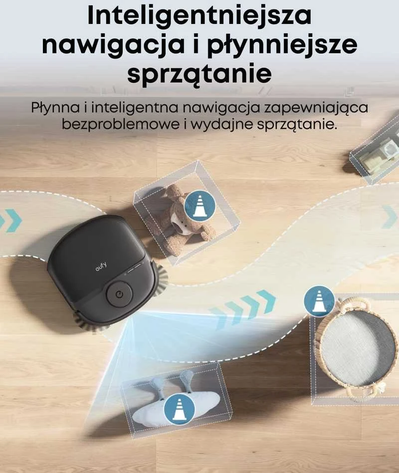 Anker eufy robotas dulkių siurblys su mopavimo funkcija, 15000 Pa siurbimo galia, stotelė Omni 5 viename, T211A