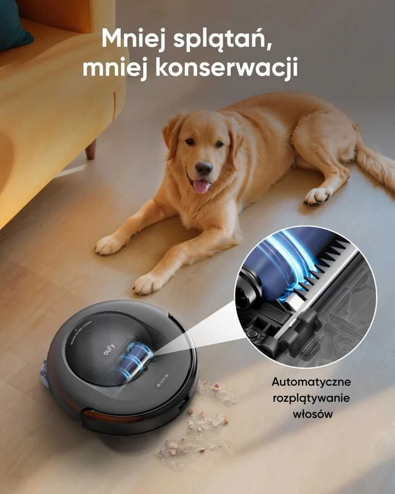 Dulkių siurblys - robotas Anker Eufy Omni C20, Juodas