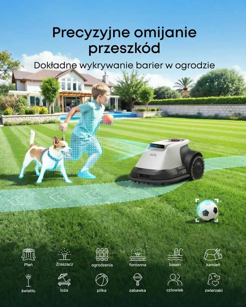 Anker Eufy belaidis vejos robotas E15, 800m²