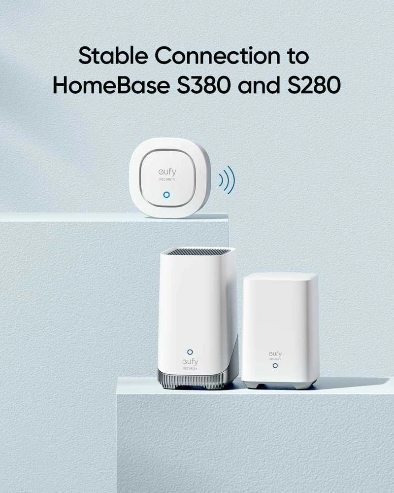 eufy Security belaidė vidaus ir lauko sirena 105 dB, IP65, baterijomis maitinama