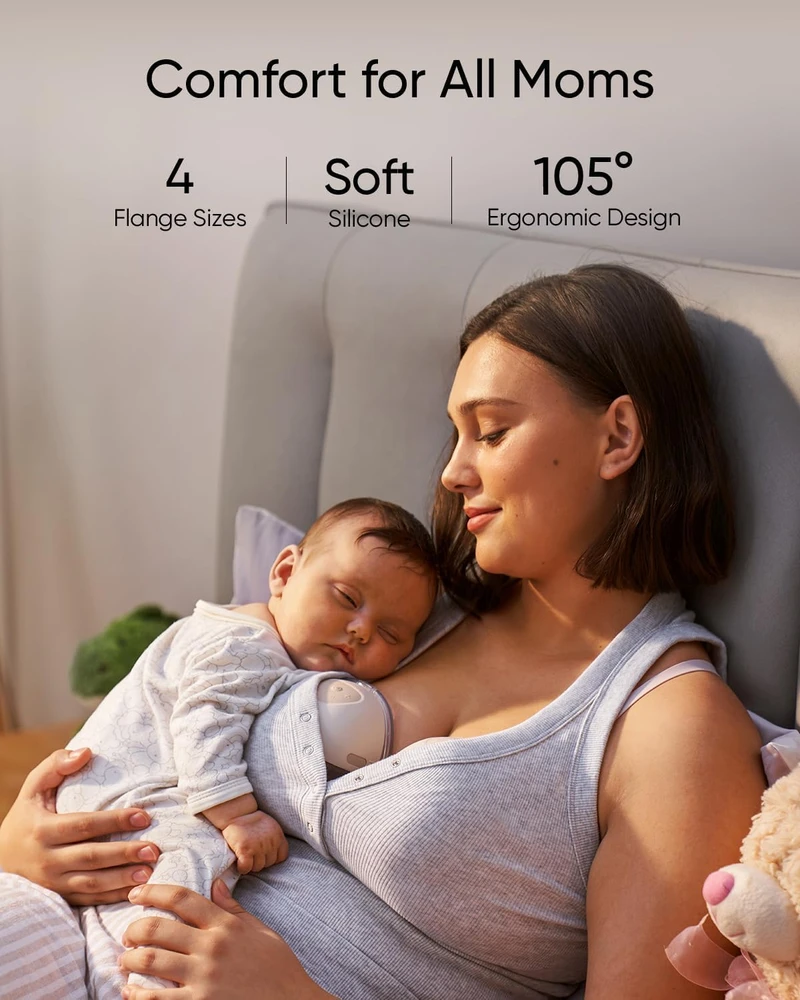 Anker eufy Security E10 elektrinis nešiojamas laktatorius su programėle, baltas