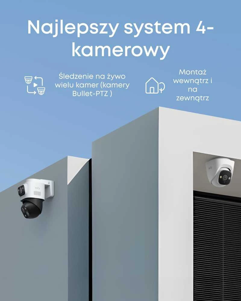 „Eufy NVR“ apsaugos sistema S4 Baltos