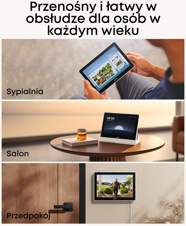 Eufy Smart Ekranas E10 Juodas+Baltas