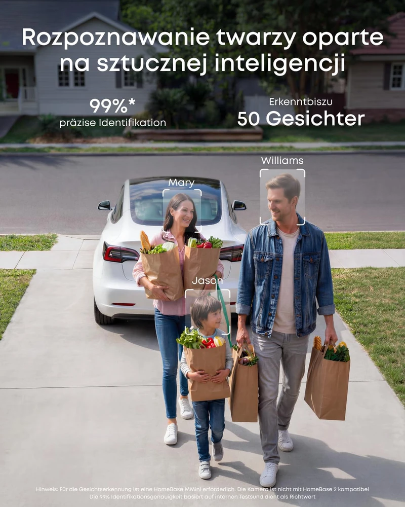 Eufy Security eufy stebėjimo kamera su 360° pasukimu, IP66, spalvotas naktinis režimas, Micro SD, T817L