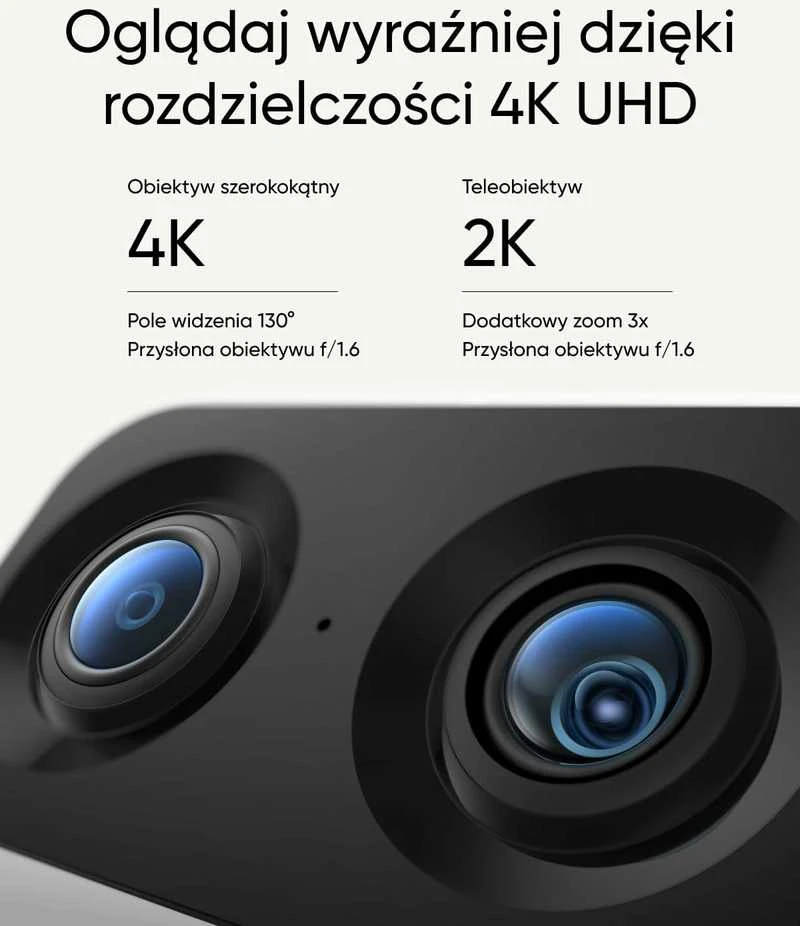eufy Security Indoor Cam S350 4K UHD vidaus stebėjimo kamera su 8x priartinimu ir 360° PTZ