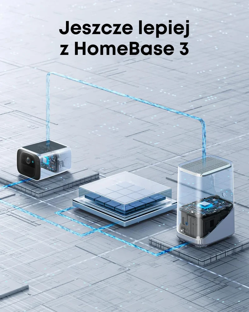 eufy Security lauko belaidė stebėjimo kamera su saulės įkrovimu, 2K, Wi-Fi, S220 SoloCam, 2 vnt.