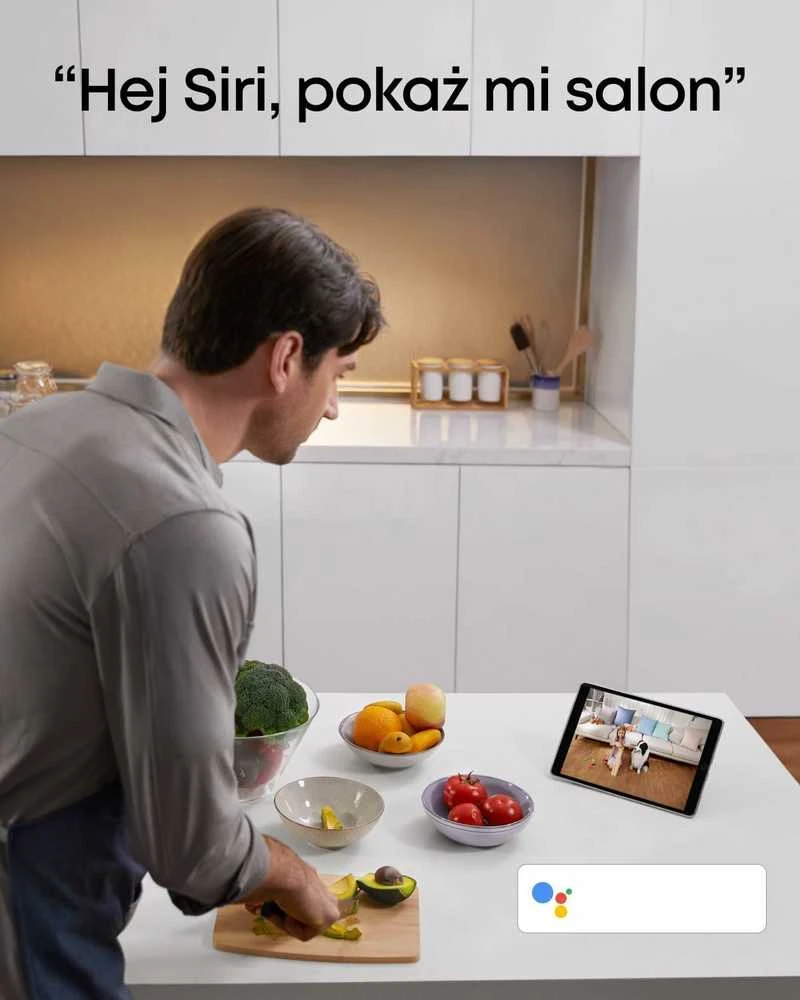 eufy Security Solo IndoorCam E220 P24 2K Wi‑Fi vidaus stebėjimo kamera, komplektas 2 vnt.