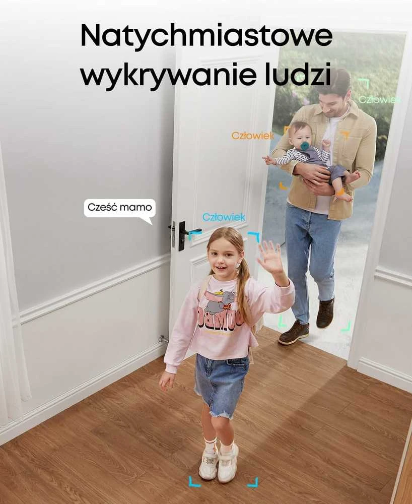 eufy Security Solo IndoorCam E220 P24 2K Wi‑Fi vidaus stebėjimo kamera, komplektas 2 vnt.