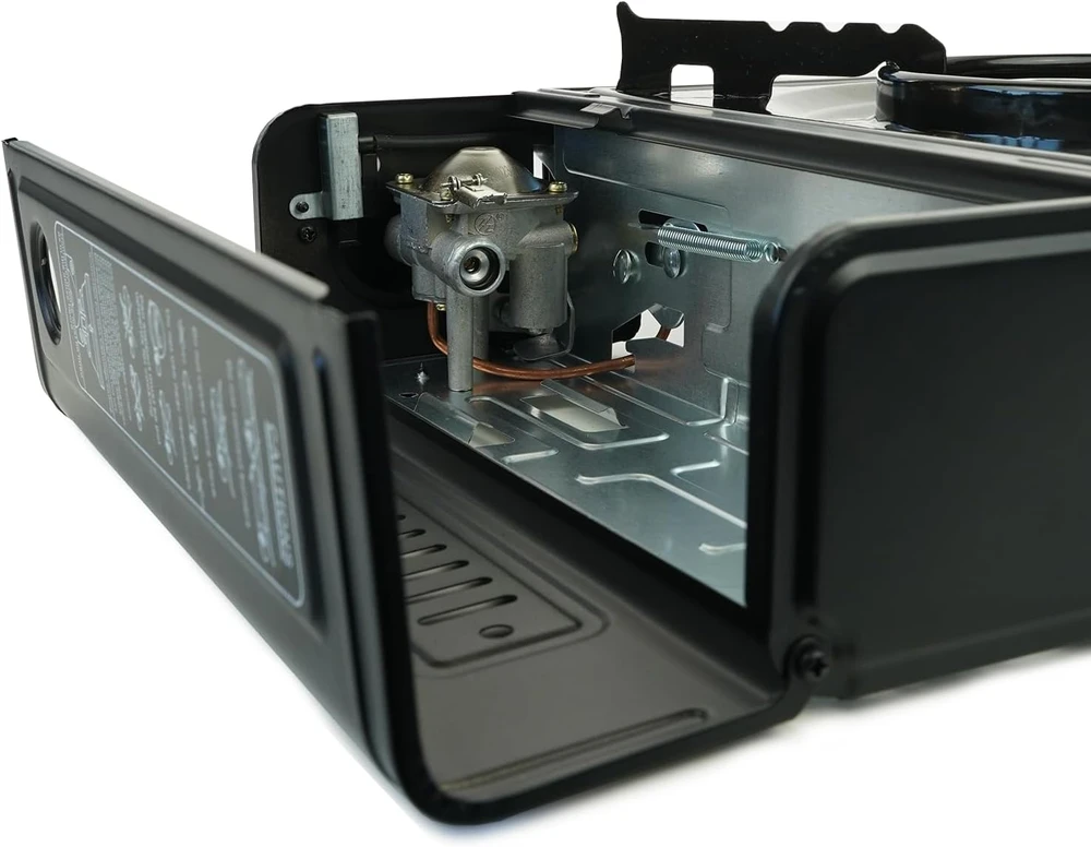 Eurocatch dujinė turistinė viryklė su piezo uždegimu, 2500 W, aliuminio korpusas, modelis SET3227