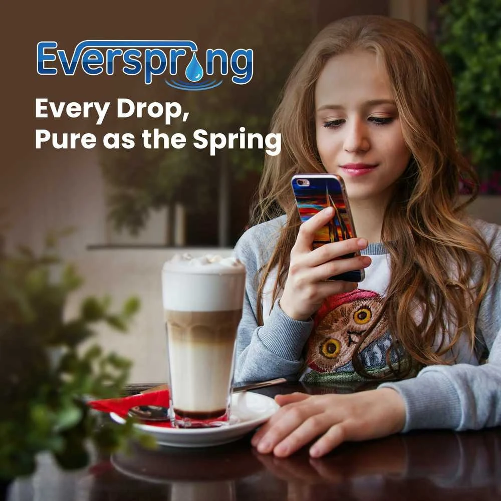 EVERSPRING vandens filtrai kavos aparatui, aktyvus anglis ir derva, 6 vnt.