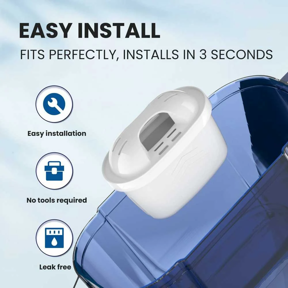 Everspring vandens filtro kasetės, suderinamos su Brita Maxtra Plus, 12 vnt.
