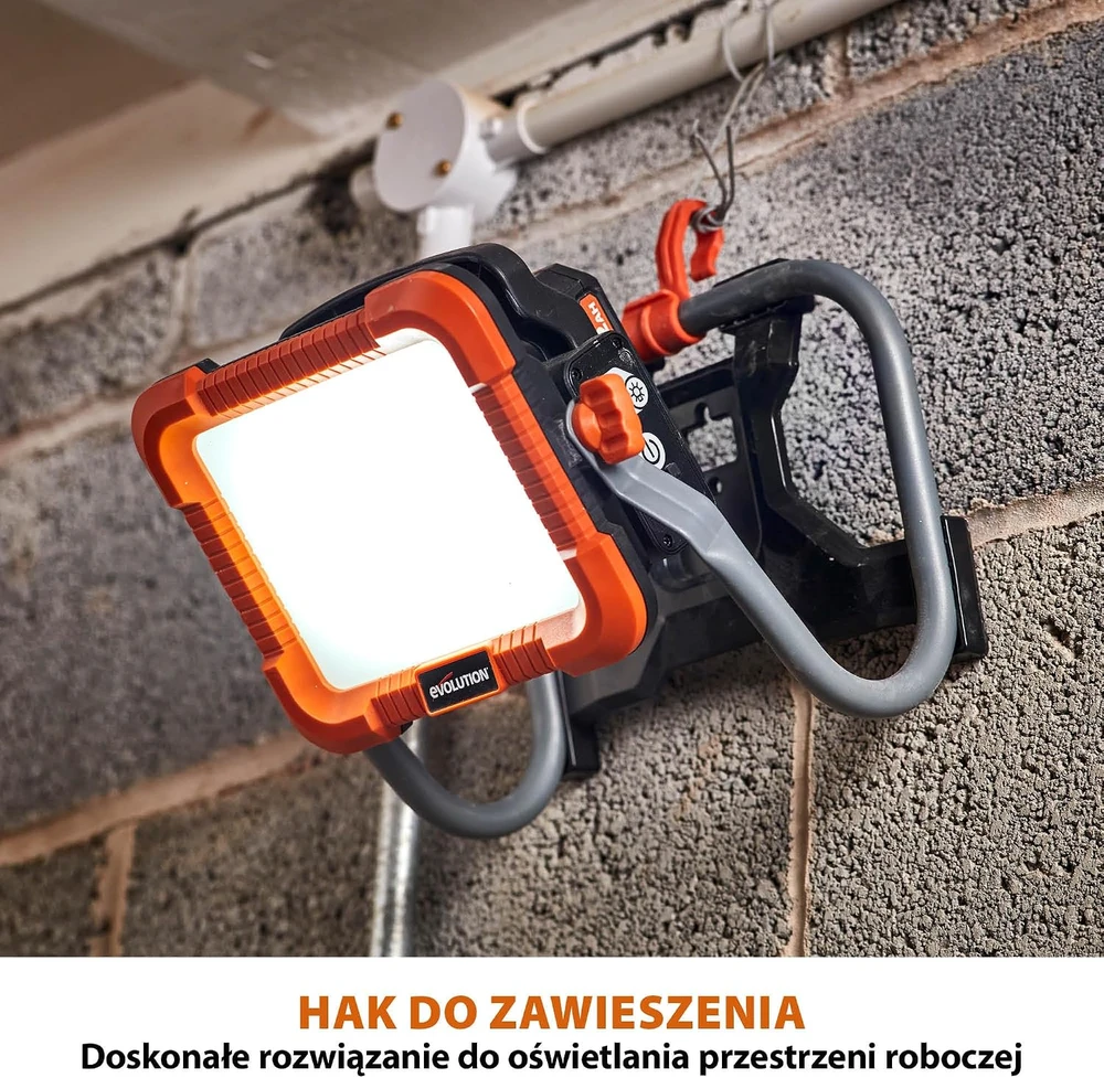 Evolution Power Tools belaidis LED darbo šviestuvas 2700 lm, 18 V R2700WLT-Li