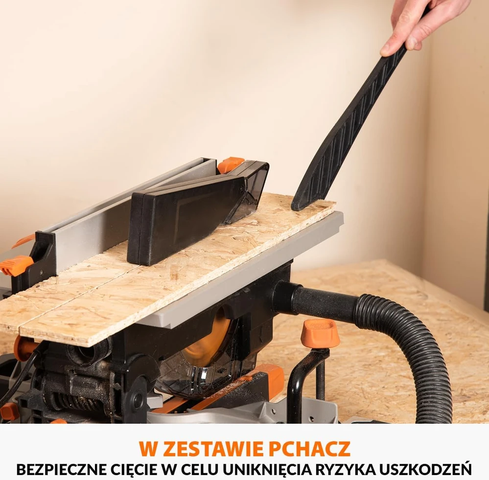 Evolution Power Tools staklės R210MTS-G2, 210 mm, 1500 W, daugiafunkcė miterio ir stalo pjūklas