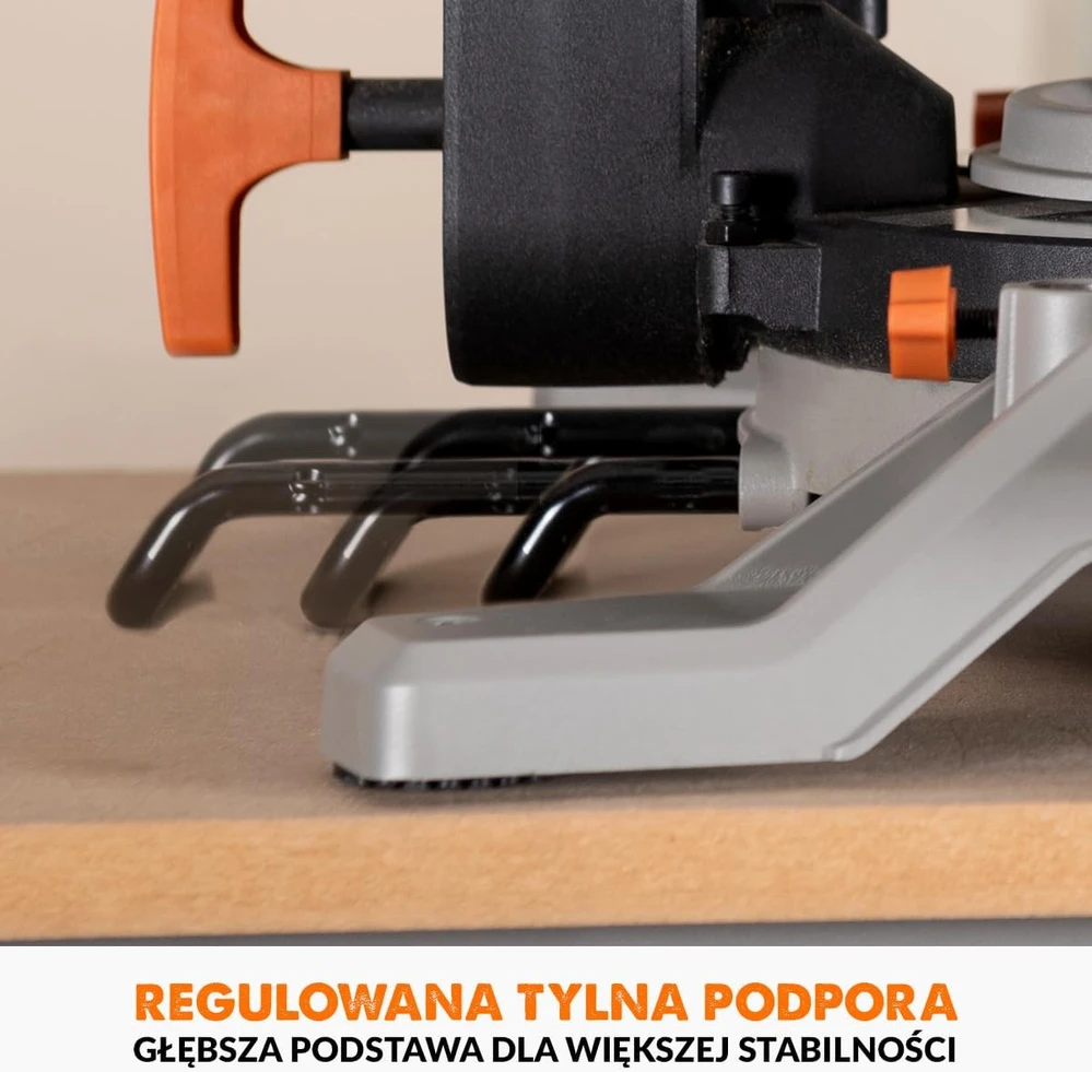 Evolution Power Tools staklės R210MTS-G2, 210 mm, 1500 W, daugiafunkcė miterio ir stalo pjūklas