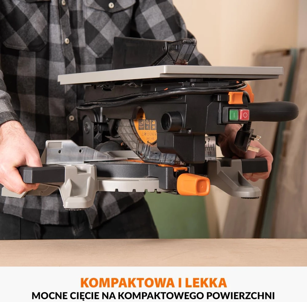 Evolution Power Tools staklės R210MTS-G2, 210 mm, 1500 W, daugiafunkcė miterio ir stalo pjūklas