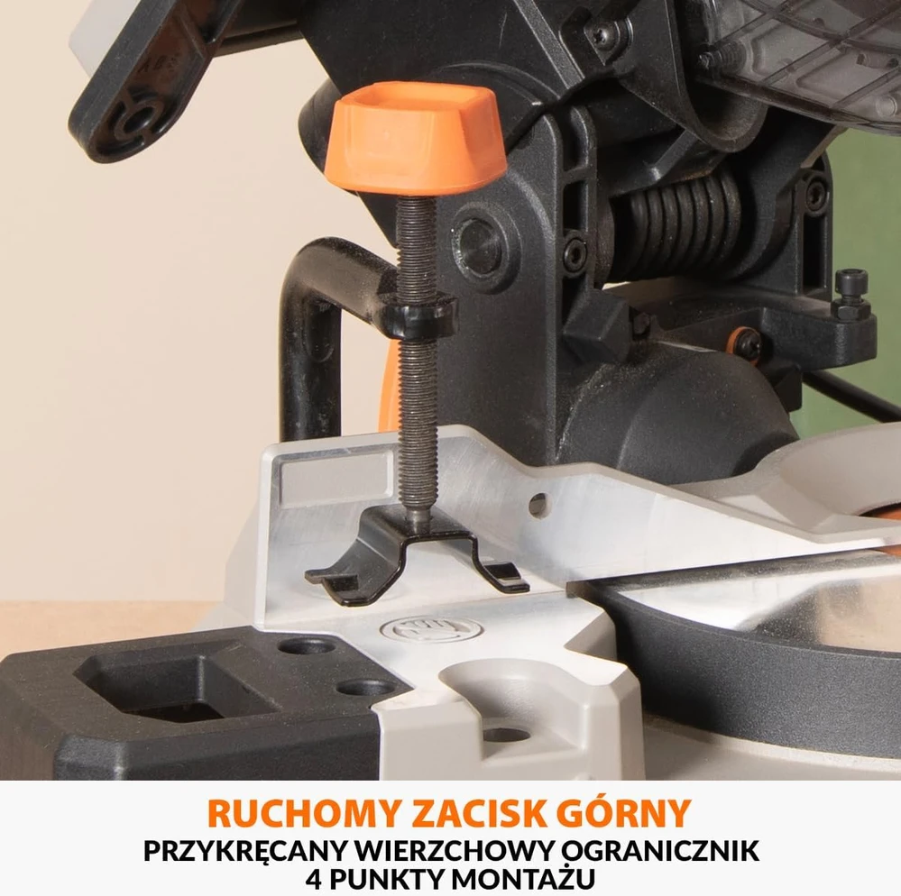 Evolution Power Tools staklės R210MTS-G2, 210 mm, 1500 W, daugiafunkcė miterio ir stalo pjūklas