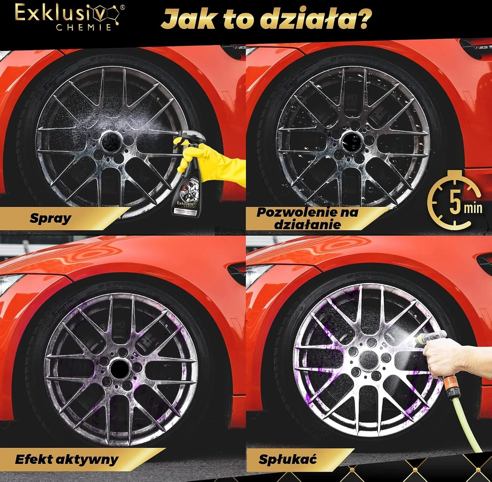 Exklusiv Chemie purškiamas ratlankių valiklis be rūgščių 0,5 l 7166456