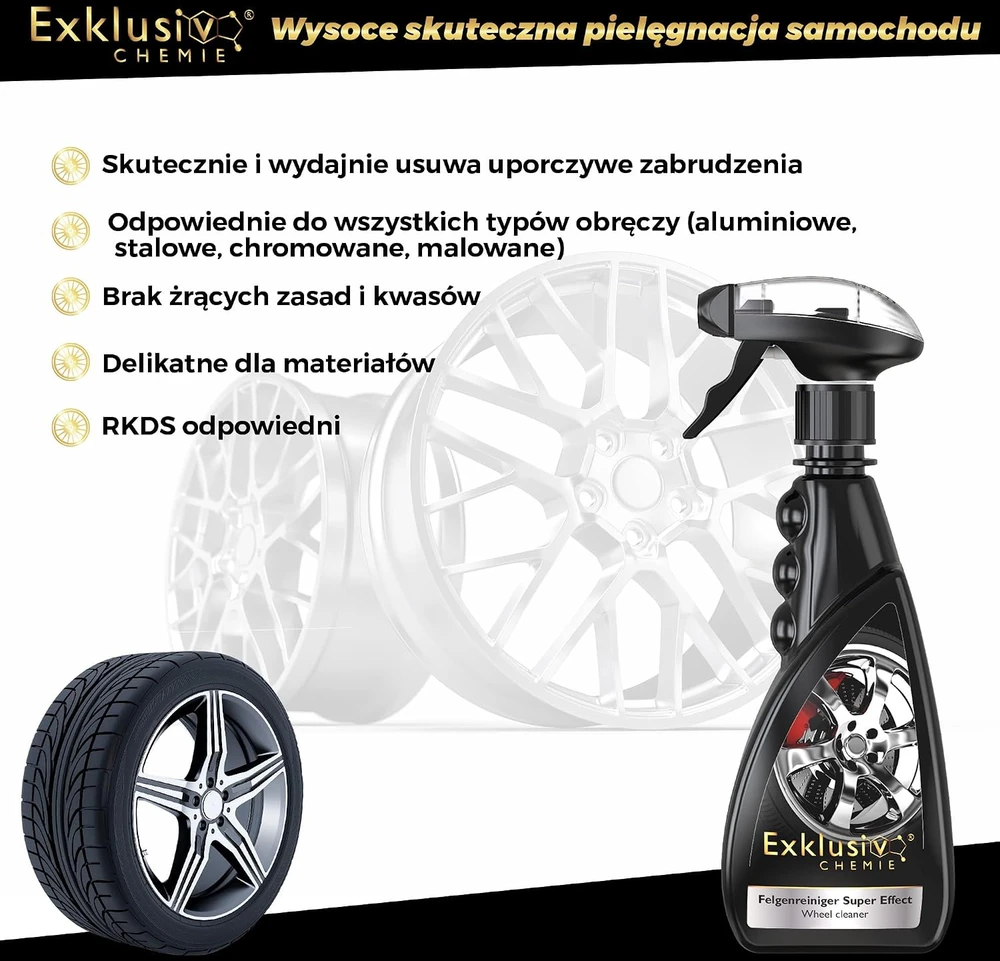 Exklusiv Chemie purškiamas ratlankių valiklis be rūgščių 0,5 l 7166456