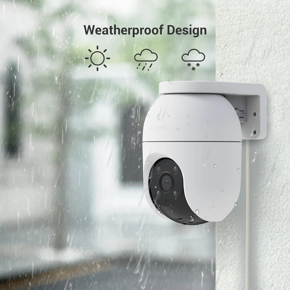 EZVIZ lauko stebėjimo kamera WiFi 4 MP 360° automatiniu sekimu spalvotu naktiniu matymu C8c 4 MP