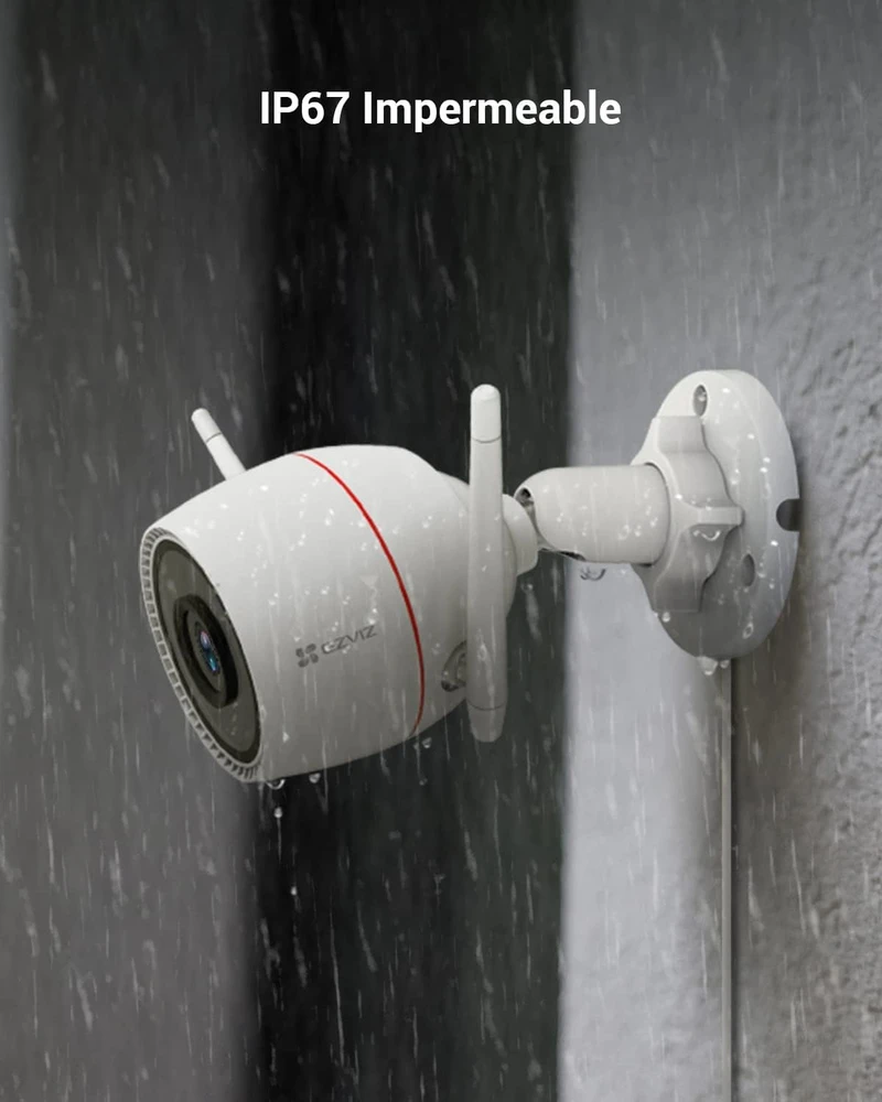 EZVIZ lauko Wi‑Fi stebėjimo kamera 2K 3 MP su spalviniu naktiniu matymu C3TN 3MP