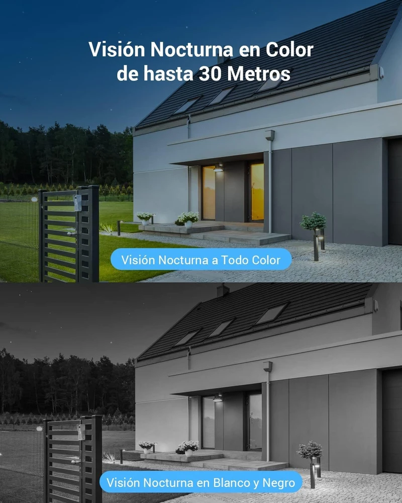 EZVIZ lauko Wi‑Fi stebėjimo kamera 2K 3 MP su spalviniu naktiniu matymu C3TN 3MP