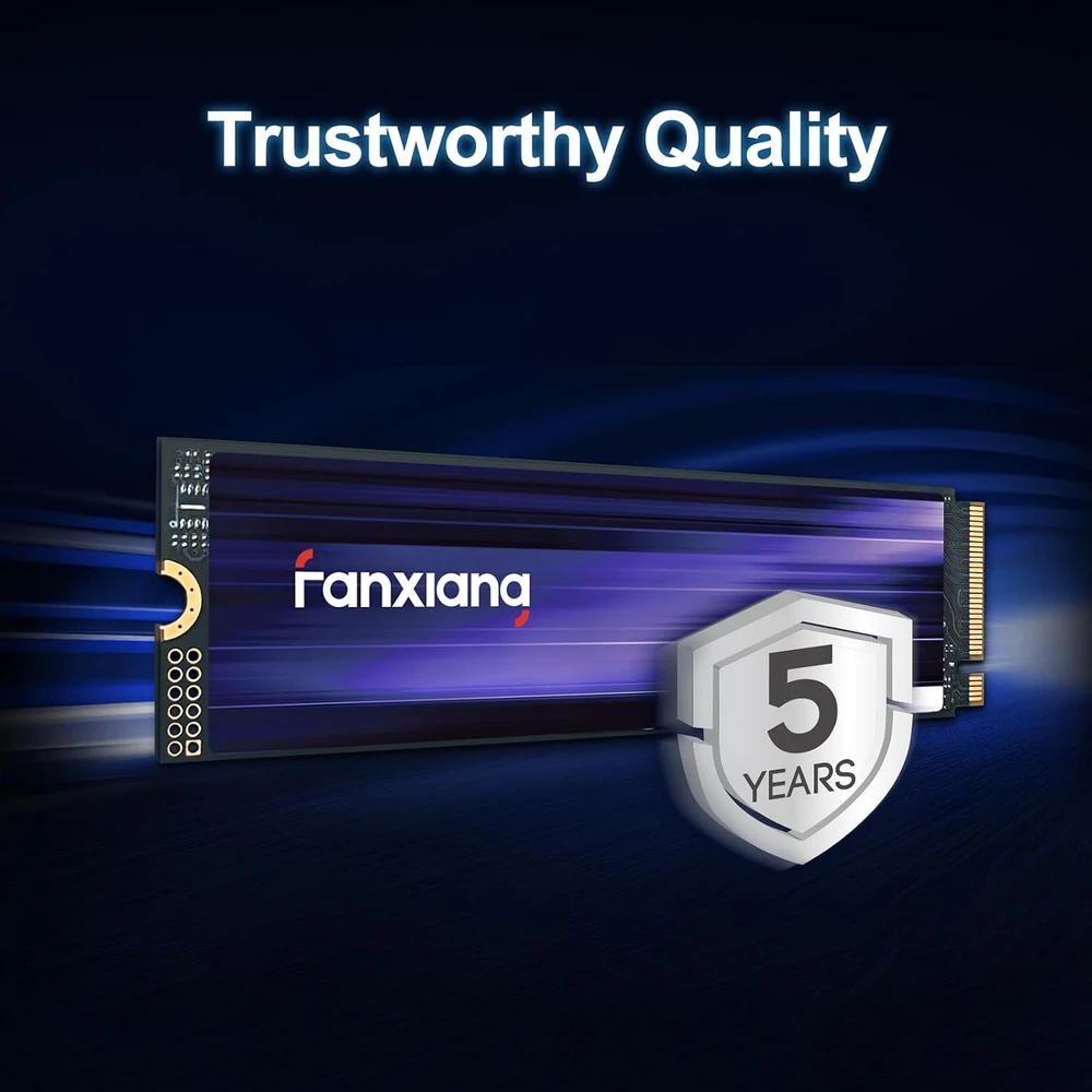 fanxiang vidinis 1 TB SSD diskas S880, M.2 2280 NVMe PCIe 4.0, iki 7300 MB/s