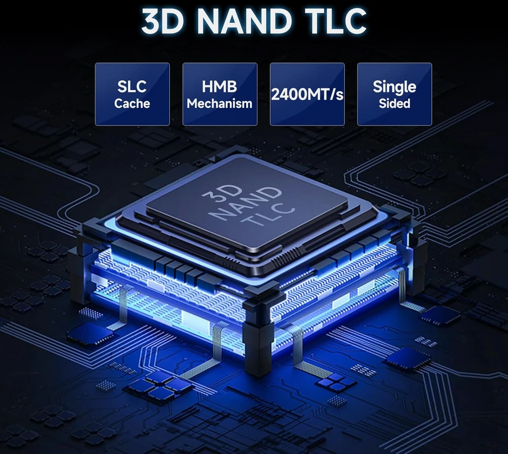 fanxiang vidinis 1 TB SSD diskas S880, M.2 2280 NVMe PCIe 4.0, iki 7300 MB/s