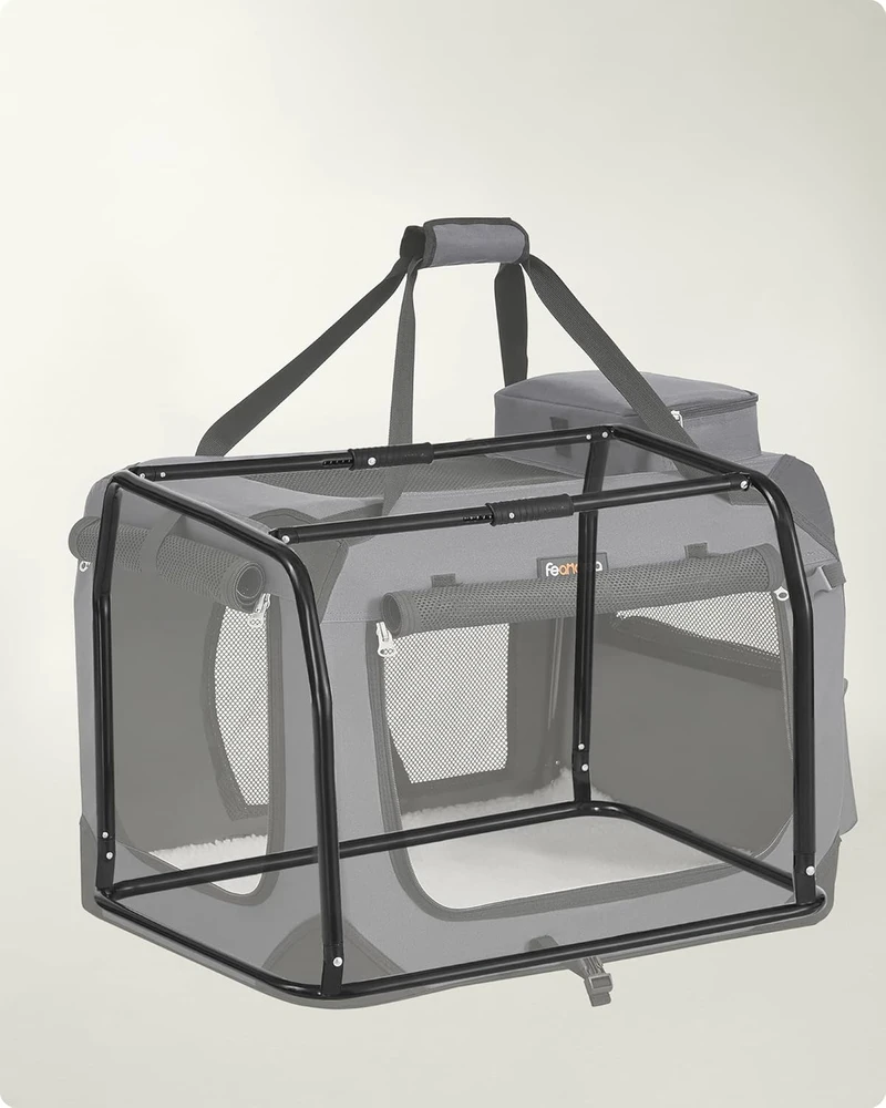Feandrea Sulankstoma dėžė šunims 81 x 58 x 58 cm pilka