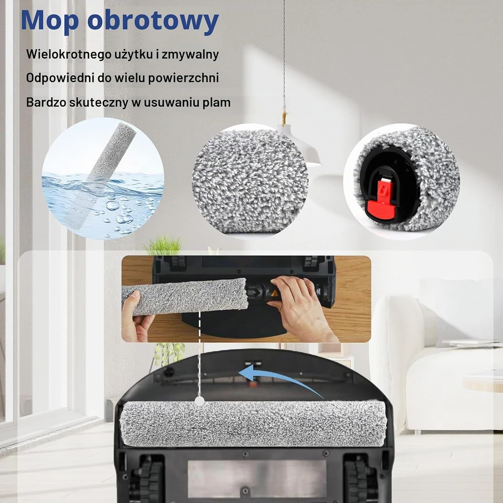 Feilifan 17 dalių robotų dulkių siurblių priedų rinkinys eufy Omni S1 Pro/Omni S1 A-EF-OS1-PRO-17P