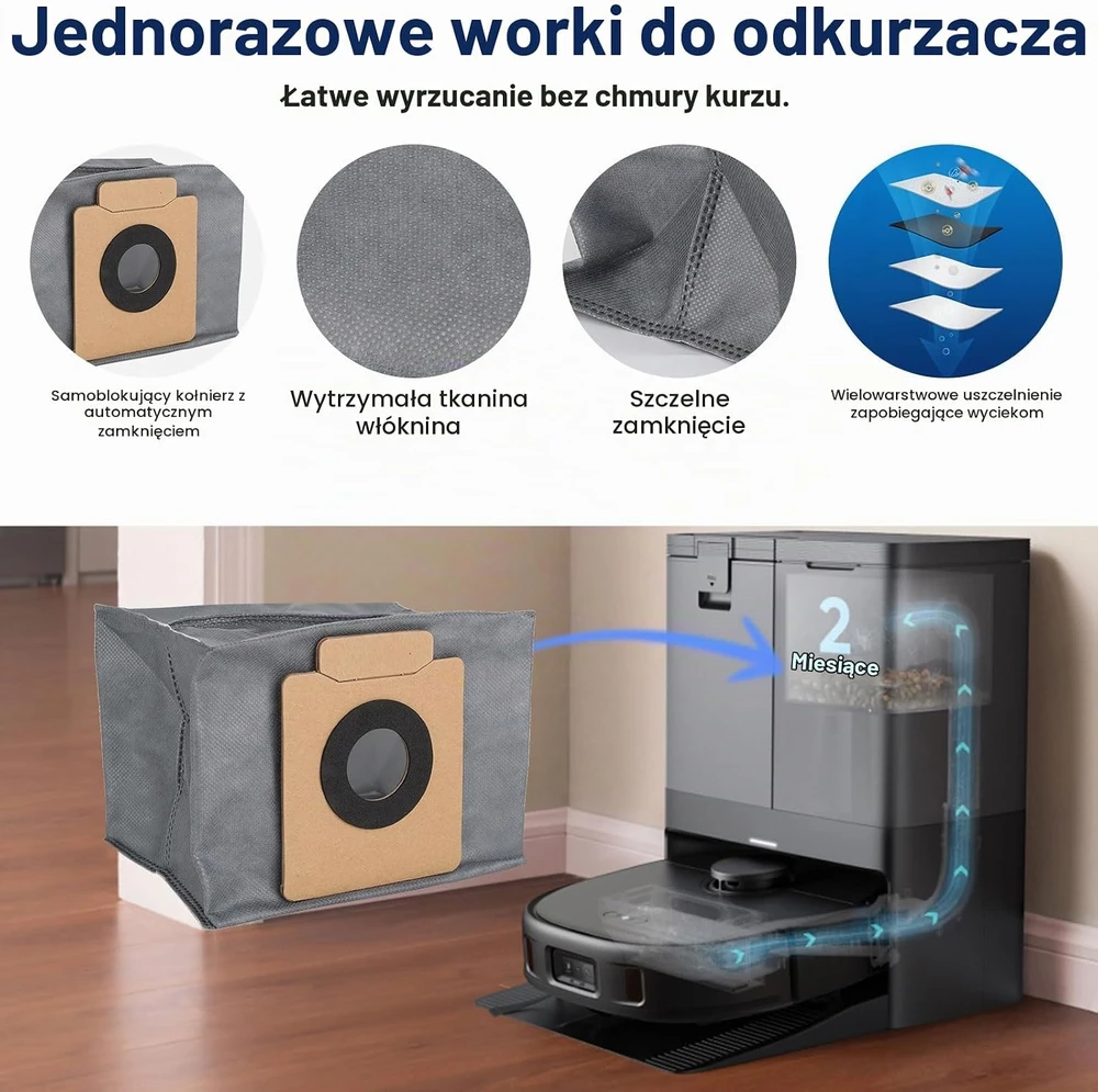 Feilifan atsarginių dalių rinkinys robotui dulkių siurbliui Eufy X10 Pro Omni, 20 vnt., A-EF-SE