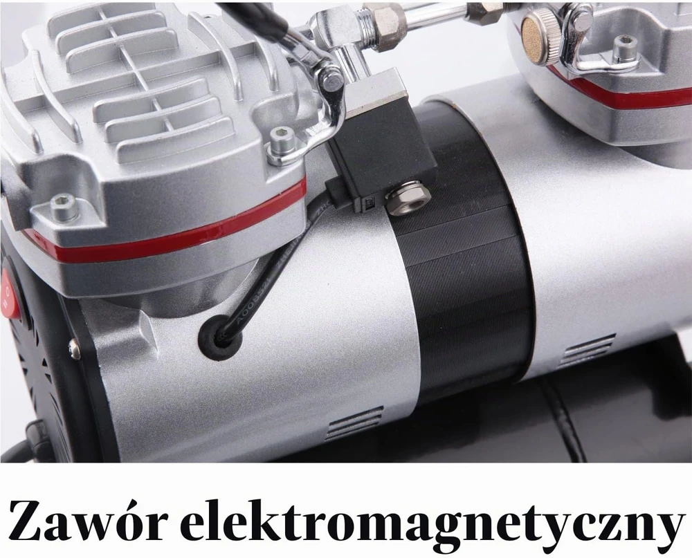 Fengda aerografo kompresorius su 3,5 l oro baku, 6 bar, 190 W FD-196