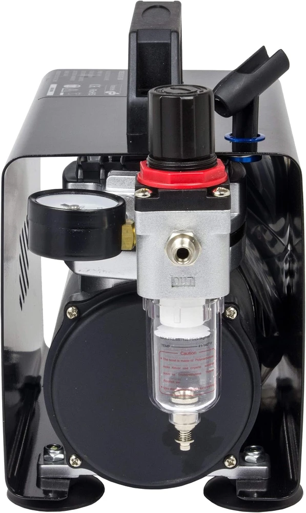 Fengda aerografo mini kompresorius 4 bar, 20 l/min su manometru AS-18A