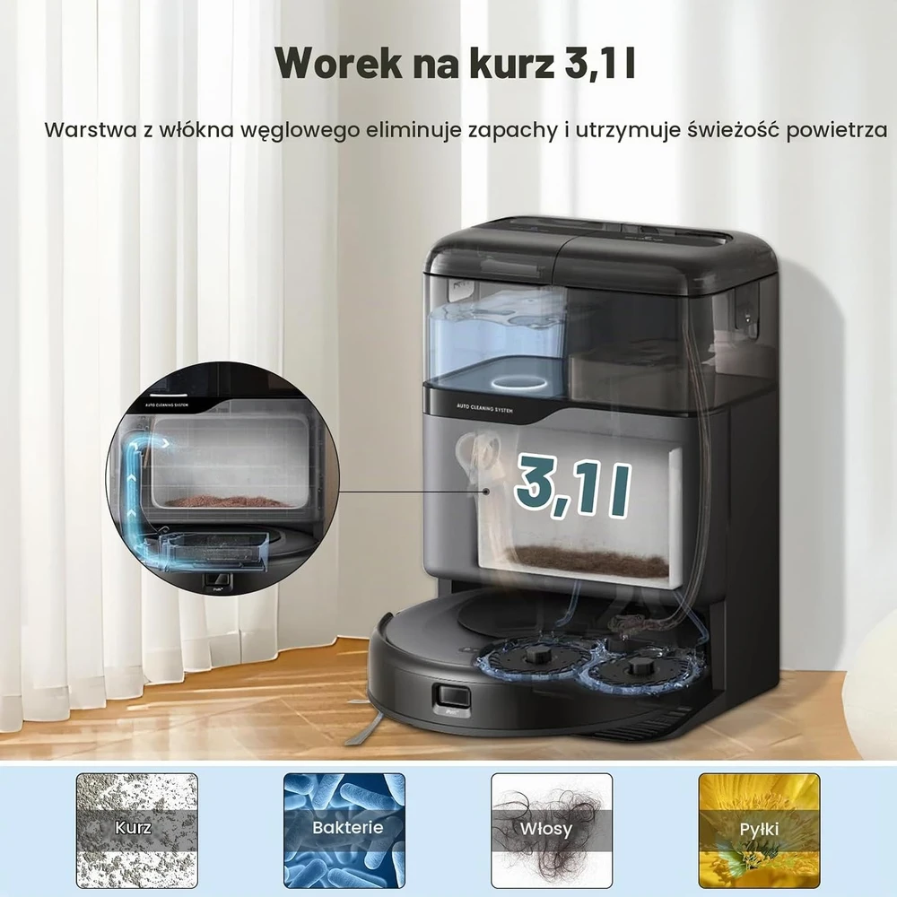 Fenkabs 19 dalių priedų rinkinys robotui dulkių siurbliui eufy Omni C20