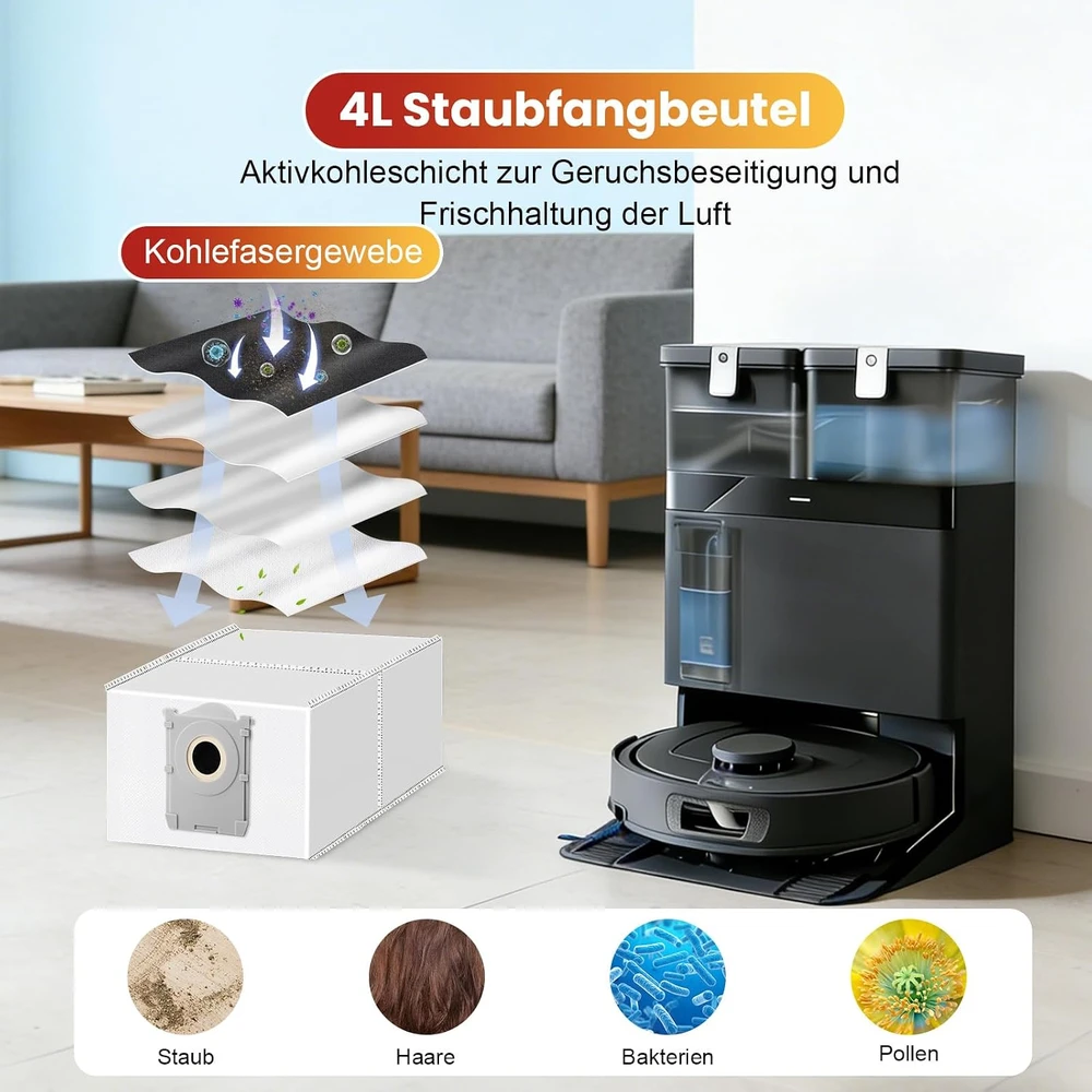 Fenkabs 23 dalių priedų rinkinys robotui dulkių siurbliui Ecovacs Deebot T30C Omni T30C