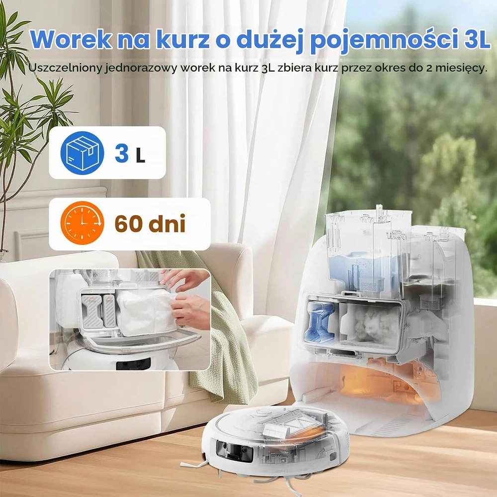 Fenkabs dulkių maišeliai DJI Romo A, Romo S ir Romo P robotams, 3 l, 10 vnt., ROMO