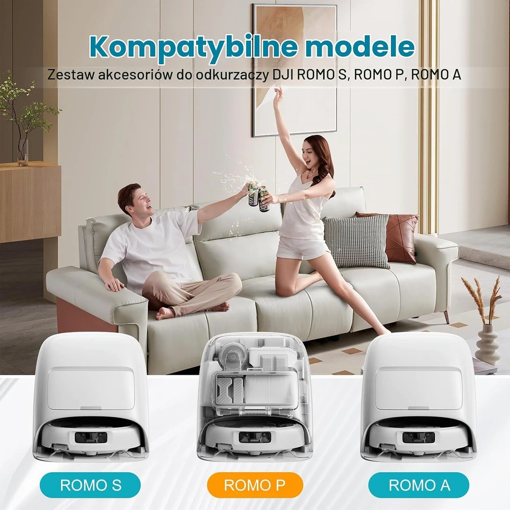 Fenkabs roboto dulkių siurblio priedų rinkinys DJI ROMO S/P/A, 24 vnt., romo s