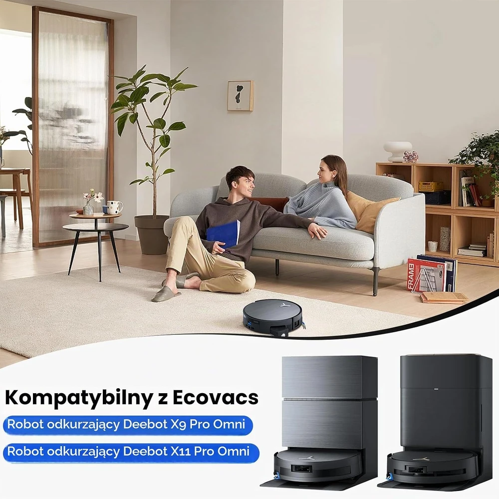 Fenkabs robotų dulkių siurblių priedų rinkinys Ecovacs Deebot X9 Pro Omni ir X11 Pro