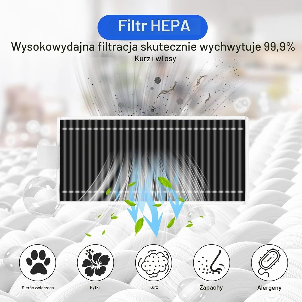 Fenkabs robotų dulkių siurblių priedų rinkinys Ecovacs Deebot X9 Pro Omni ir X11 Pro