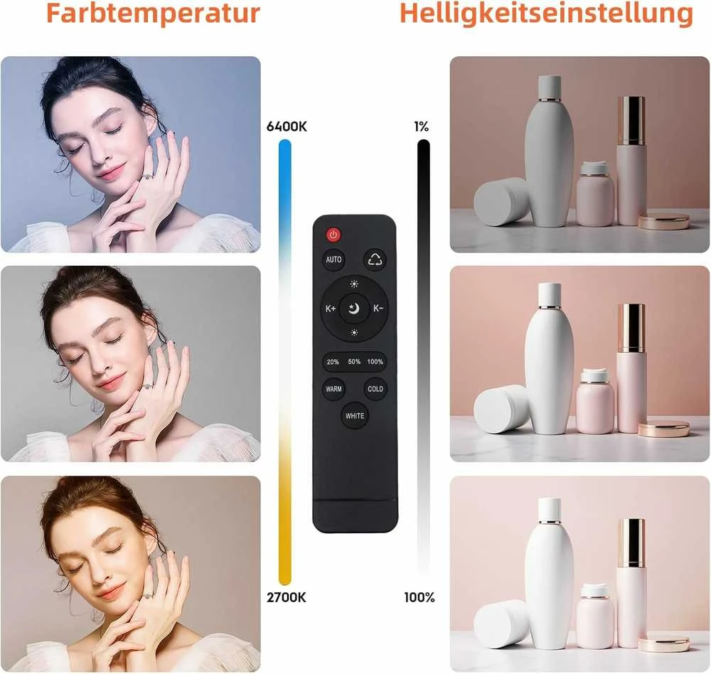 FGen LED studijos apšvietimo rinkinys su dviem 50 cm aštuonkampiais softbox ir 2 x 85 W lempomis, LED4000