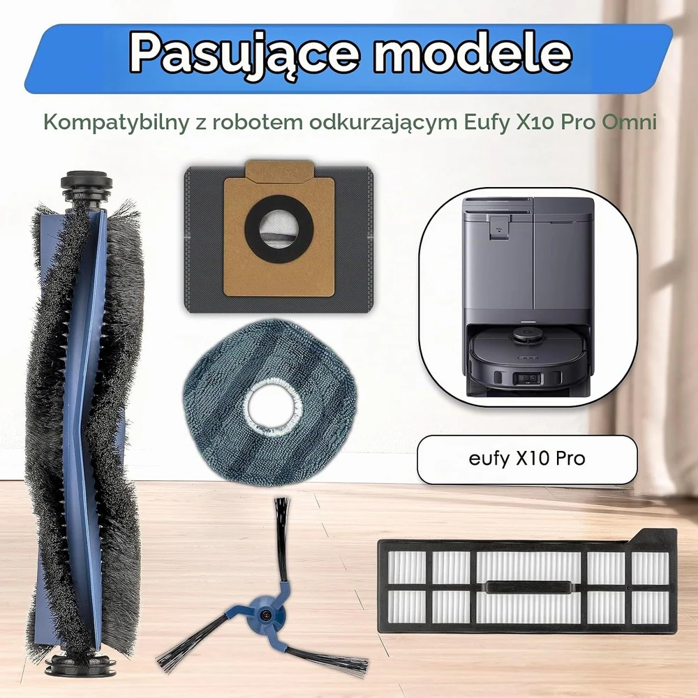 FILTERIST dulkių siurblio priedų rinkinys Eufy X10 Pro Omni, 11 dalių
