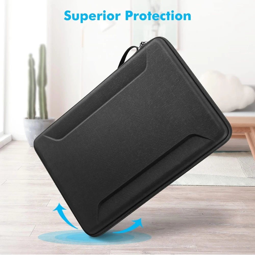 FINPAC nešiojamojo kompiuterio dėklas iki 15,4 col. MacBook Air ir Pro, juodas