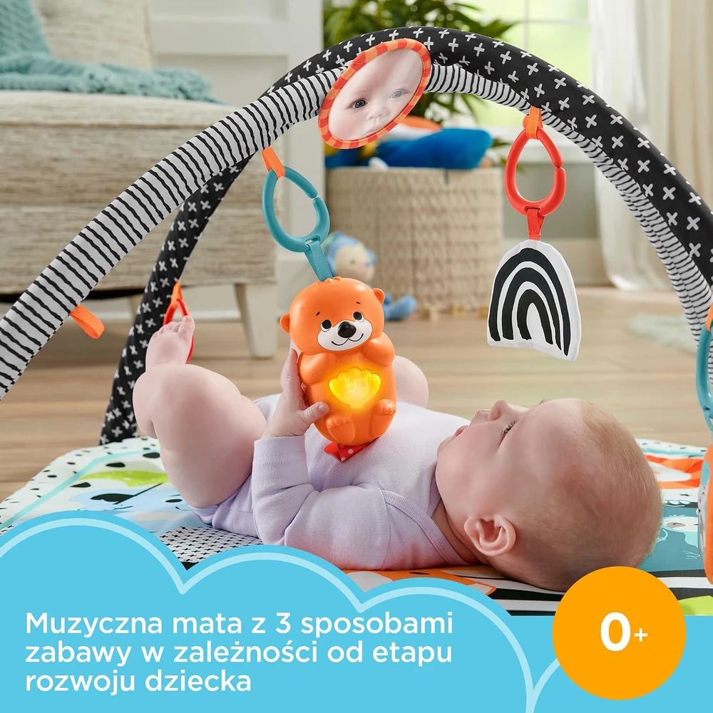 Fisher Price FP veiklos kilimėlis su šviečiančiu ir grojančiu gyvūnėliu