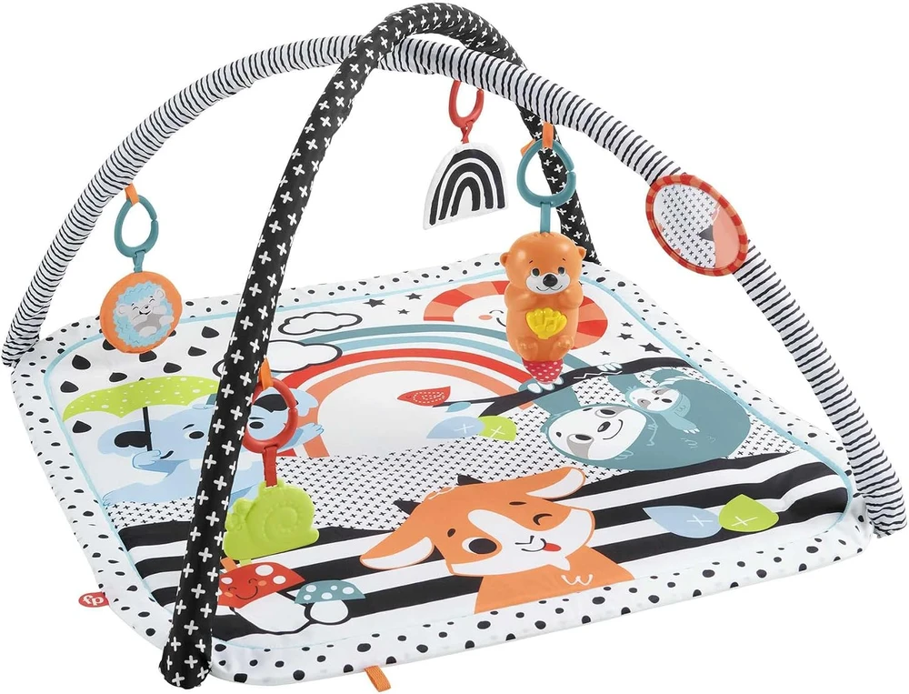 Fisher Price FP veiklos kilimėlis su šviečiančiu ir grojančiu gyvūnėliu