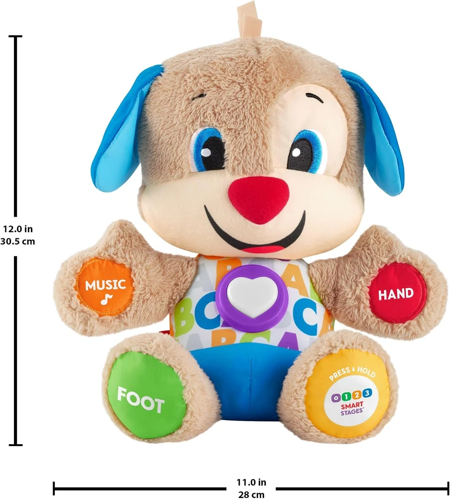 Mattel Fisher-Price interaktyvus lavinamasis šuniukas Laugh & Learn Smart Stages FPM50