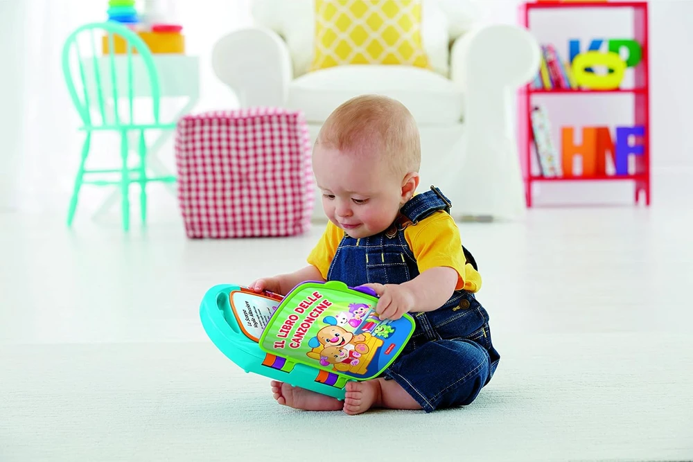 Fisher-Price muzikinė edukacinė knygelė vaikams nuo 6 mėn. CDH49