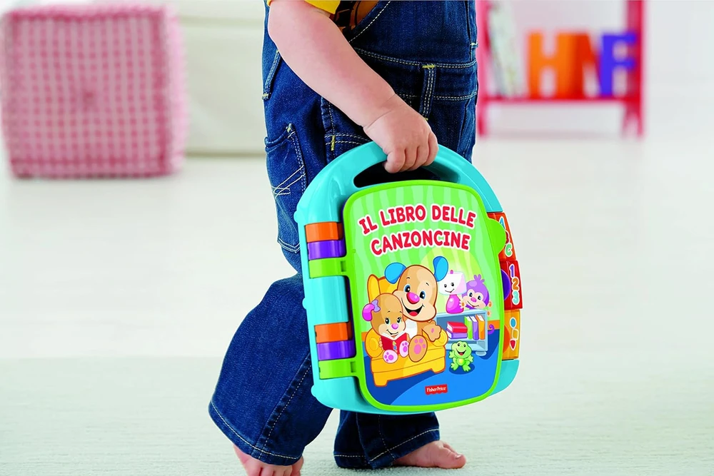 Fisher-Price muzikinė edukacinė knygelė vaikams nuo 6 mėn. CDH49
