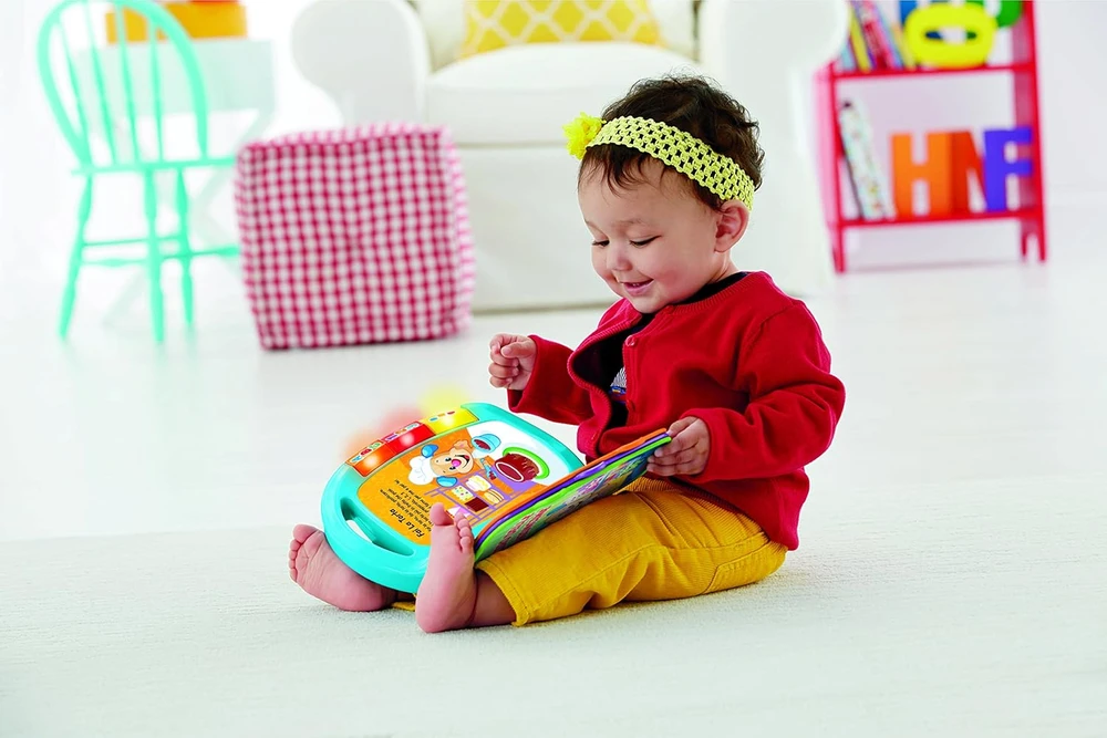 Fisher-Price muzikinė edukacinė knygelė vaikams nuo 6 mėn. CDH49