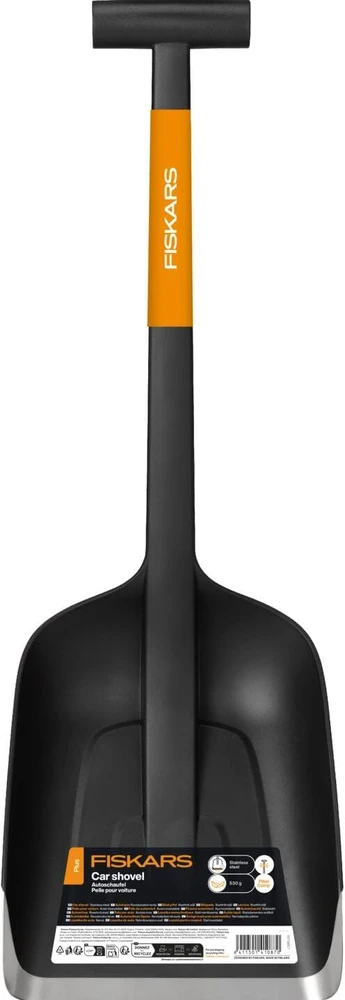Fiskars automobilinis sniego kastuvas su nerūdijančiojo plieno briauna, 63 cm, 1079857